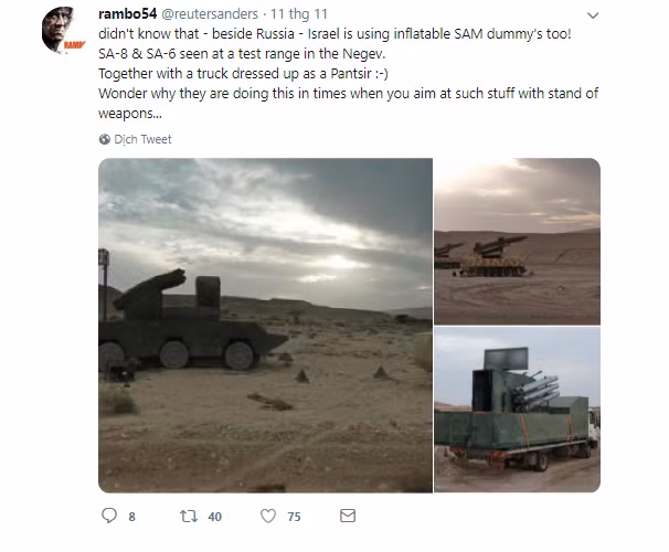 Israel huan luyen chien dau co pha huy he thong phong khong Nga?