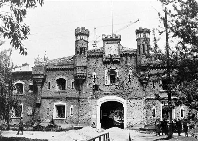 Pháo đài Brest (nay thuộc Belarus) - biểu tượng của lòng dũng cảm và kiên cường của Hồng quân Liên Xô trong Chiến tranh thế giới thứ hai. Ảnh: Tư liệu TTXVN