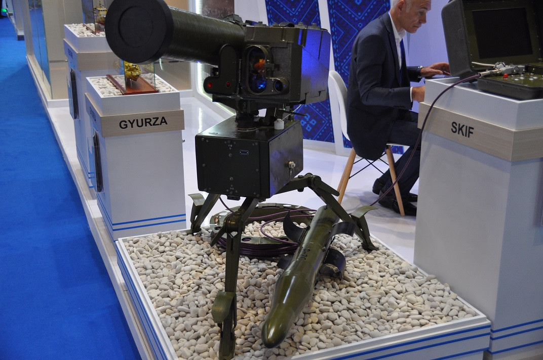 Năm nay Ukraine cũng có gian hàng đại diện tại IndoDefence 2018 và mang đến triển lãm các sản phẩm quốc phòng hàng đầu của nước này thông qua Tập đoàn xuất nhập khẩu vũ khí Ukroboronprom. Nguồn ảnh: bmpd.