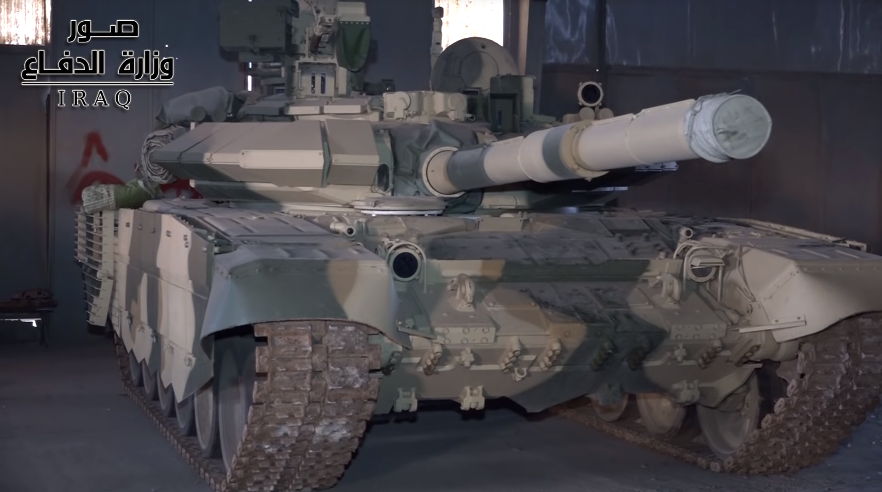 Các thông số còn lại của T-90S Iraq đều gần như tương đồng với Việt Nam từ hệ thống trang bị điện tử cho đến hệ thống vũ khí chính và phụ. Nguồn ảnh: Iraq Army.