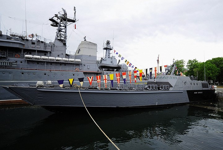 Tàu đổ bộ Ivan Kartsov trong Dự án mới nhất 21820 của Hải quân Nga.