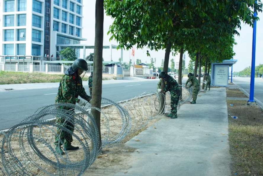 Cuộc diễn tập diễn ra từ ngày 14 đến 15/11/2018, đến dự và chỉ đạo diễn tập có Thượng tướng Phan Văn Giang, ủy viên Trung ương Đảng, Tổng Tham mưu trưởng Quân đội Nhân dân Việt Nam, Thứ trưởng Bộ Quốc phòng; Thượng tướng Nguyễn Phương Nam, Ủy viên Trung ương Đảng, Phó Tổng Tham mưu trưởng Quân đội Nhân dân Việt Nam; Trung tướng Võ Minh Lương, Ủy viên Trung ương Đảng, Tư lệnh Quân khu 7; Phó Đô đốc Trần Hoài Trung, Chính ủy Quân khu 7 cùng các đồng chí trong Bộ Tư lệnh Quân khu 7. Triển khai hàng rào bảo vệ cơ quan trọng yếu.