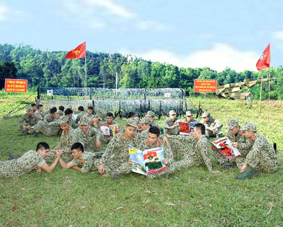 Phút giải lao trên thao trường.