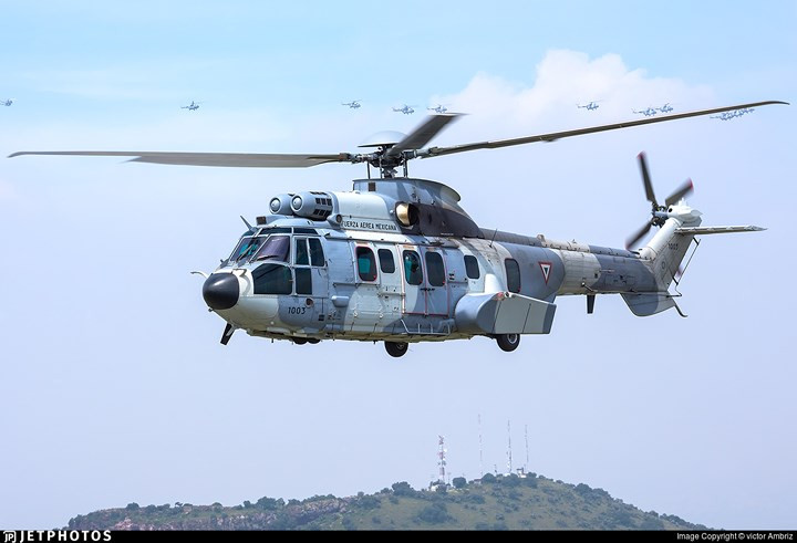 EC-725 có chiều dài 19,5m; chiều cao 4,6m.