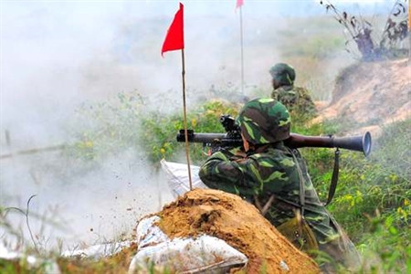 Chiến sĩ B41 thuộc Trung đoàn Gia Định tiêu diệt mục tiêu ngay từ phát bắn đầu tiên