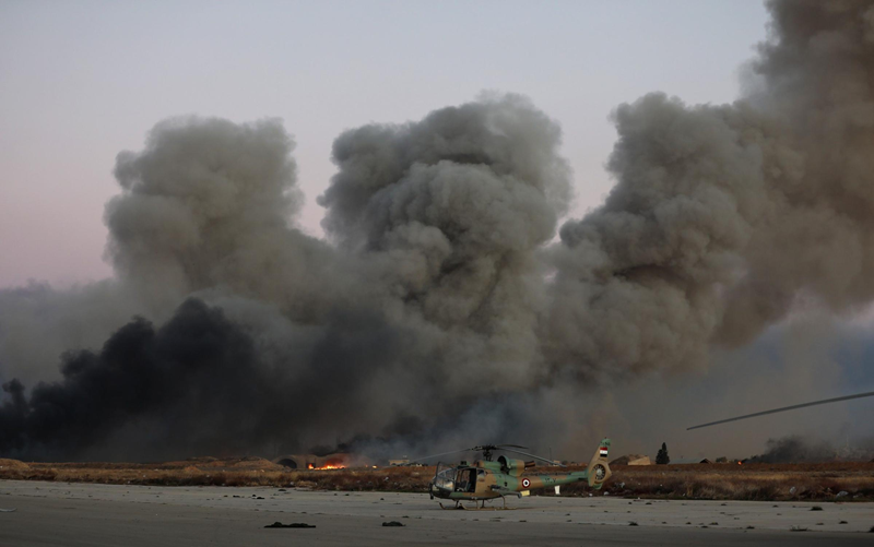 Trong những năm gần đây, Mezzeh trở thành một trung tâm lưu trữ vũ khí tiên tiến do Nga và Iran cung cấp, bao gồm hệ thống phòng không Pantsir-S1 và các thành phần của hệ thống S-300. Ảnh: Getty Images.