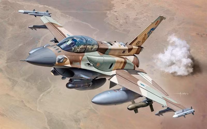 Về đội bay chiến đấu đa năng F-16I “Sufa” của IAF nổi bật là lựa chọn khả thi cho hoạt động này. Những máy bay này được trang bị hệ thống điện tử hàng không tiên tiến, hệ thống tác chiến điện tử và khả năng mang theo đạn dược dẫn đường chính xác. Ảnh minh họa.