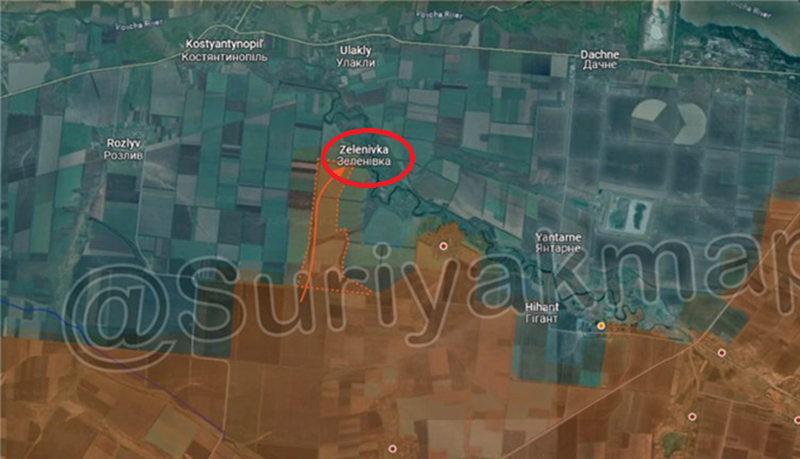 Theo lời của một chỉ huy quân đội Ukraine có biệt danh Alex, lực lượng Ukraine vẫn chưa kịp phục hồi sau những tổn thất tại vòng vây Uspenivka thì Quân đội Nga đã gần như bao vây toàn bộ khu vực Kurakhove. Các lực lượng thiết giáp của Nga bất ngờ tiến đến làng Zelenivka, hình thành một cái vạc mới vây quanh khu vực Kurakhove cùng với làng Staryi Terny. Ảnh: X.