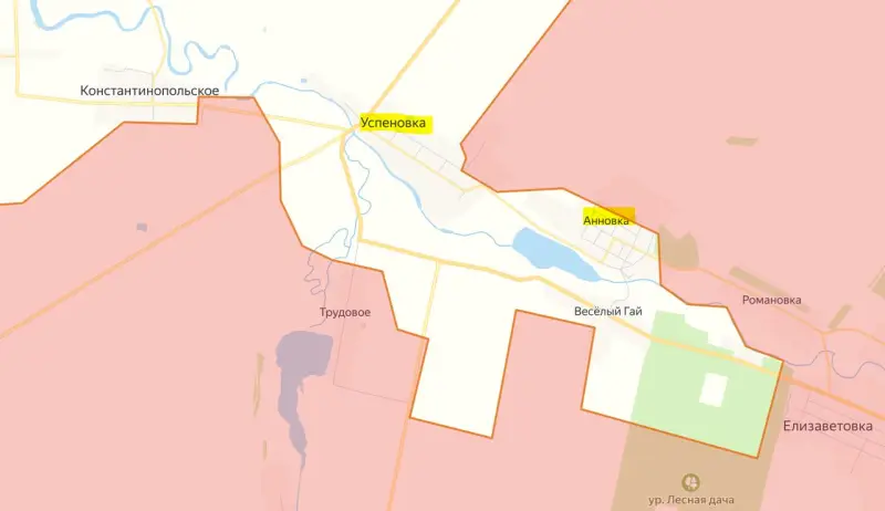 Quân đội Nga đã tiến vào khu vực Uspenovka vào ngày 10/12, chiếm được một cứ điểm mới của Lực lượng Vũ trang Ukraine, qua đó thắt chặt vòng vây quanh các đơn vị Ukraine đang bảo vệ làng Annovka. Ảnh: Topwar.