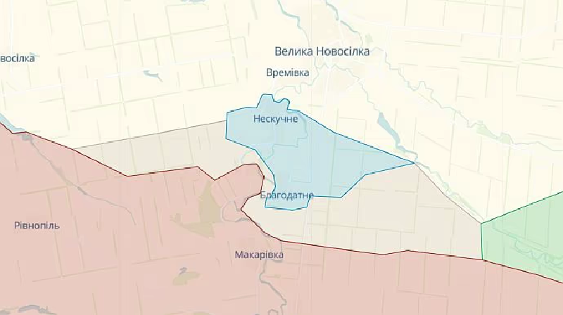 Đồng thời, quân Nga đã đạt được những tiến triển quan trọng ở phía nam. Theo tổ chức tình báo nguồn mở Ukraine DeepState ngày 23/12, quân Nga đã tiến vào và hoàn toàn bao vây làng Makarivka, chiếm toàn bộ làng Blahodatne lân cận, và kiểm soát được làng Storozheve, nơi vẫn còn một số binh sĩ Ukraine cố thủ. Ảnh: Pravda.