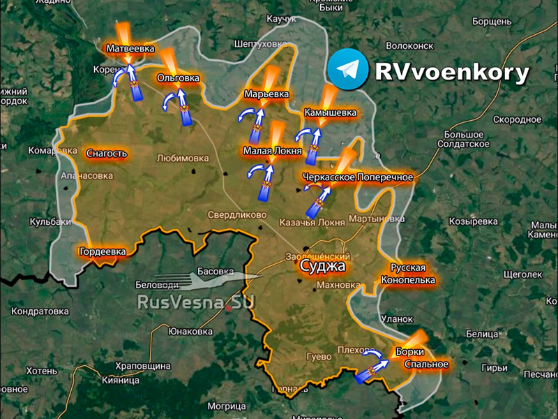Đợt phản công này đã phá vỡ kế hoạch của quân Nga nhằm kẹp chặt Malaya Loknya từ hai phía đông và tây. Tuy nhiên, điều này nằm trong dự đoán của phía Nga. Khoảng một tuần trước, các nhà báo và chuyên gia, bao gồm cả Yuri Podolyaka, đã nhận định rằng quân Ukraine sắp phát động một đợt phản công mới, với dự báo rằng cuộc phản công này có thể bắt đầu sớm nhất trong tuần này. Ảnh: Telegram.