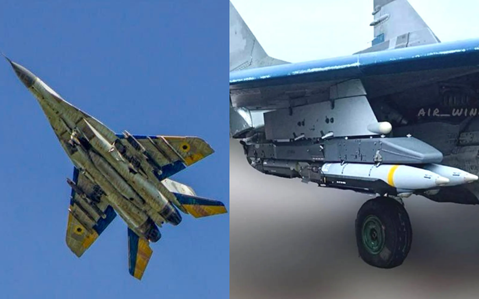 “Hàng không Ukraine tiếp tục hoạt động theo mọi hướng, tiêm kích MiG-29 của Lữ đoàn 114 đã mang 8 quả bom đường kính nhỏ GBU-39 SDB tấn công nơi tập trung binh lực và hậu cần của đối phương tại quận Orihiv”, thông báo nêu rõ.