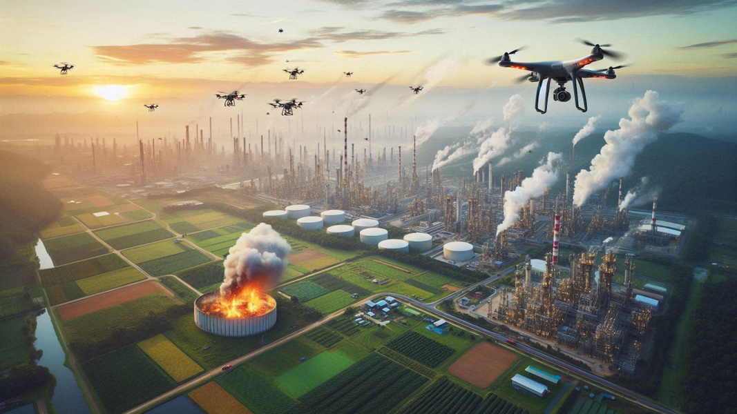 Nga 'phủ giáp' chống UAV cảm tử cho các nhà máy lọc dầu - Hình 7 Nga 'phu giap' chong UAV cam tu cho cac nha may loc dau-Hinh-7