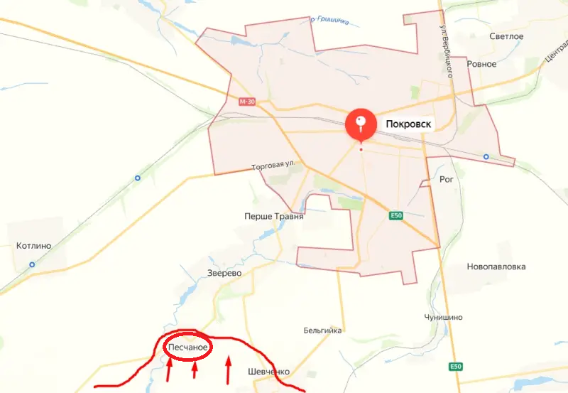 Quân đội Nga một lần nữa tiến công từ Shevchenko, đẩy lùi lực lượng Ukraine và chiếm lĩnh khu vực ngoại ô phía nam của làng Pishchane. Vào ngày 18/12, Quân đội Ukraine đã phát động một cuộc phản công nhưng bị hỏa lực của Nga đẩy lùi. Hiện tại, Nga đã thiết lập một trận địa vững chắc và rộng lớn tại toàn bộ khu vực ngoại ô phía nam của ngôi làng này. Ảnh: New York Times.