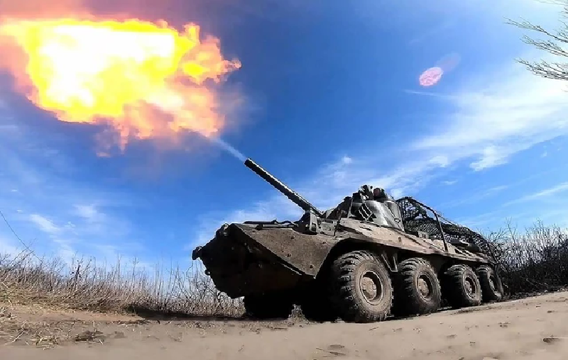 Từ hướng tiến công của quân Nga, có thể thấy rằng sau khi chiếm được Pishchane và Volkov, quân Nga sẽ tiếp tục tiến về phía bắc, có khả năng nhằm bao vây Pokrovsk từ phía tây. Ảnh: TASS.