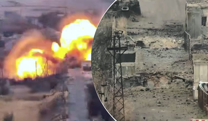 Tin tức mới nhất cho thấy, lực lượng tiền tuyến của Nga đã tiến dọc theo con đường này về phía nam, vượt qua đập Kurakhove và hiện đang cố gắng chiếm giữ vị trí ở khu vực phía nam đập. Ảnh: glavred.info.