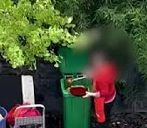 Cảnh tượng này được quay tại một nhà hàng ở Thành Đô, Trung Quốc. Trong đoạn video, người phụ nữ này thu thập dầu từ các thùng rác chứa đầy dầu mỡ cũ, dường như đang thực hiện hành động thu gom dầu thải để bán lại cho các cơ sở thu gom dầu mỡ.