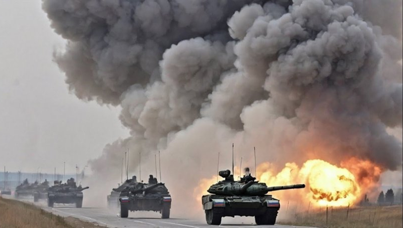 Vì vậy, nếu Quân đội Nga chiếm được ngôi làng, họ gần như có thể tiến thẳng từ phía tây nam đến phía bắc Pokrovsk, qua đó hoàn thành mục tiêu bao vây Pokrovsk từ phía tây. Kế hoạch này sẽ tạo ra một thế bao vây từ ba phía đông, tây và nam, hình thành một “nồi hầm lớn”. Do đó, trận chiến tại đây là khốc liệt nhất. Ảnh: Getty Images.