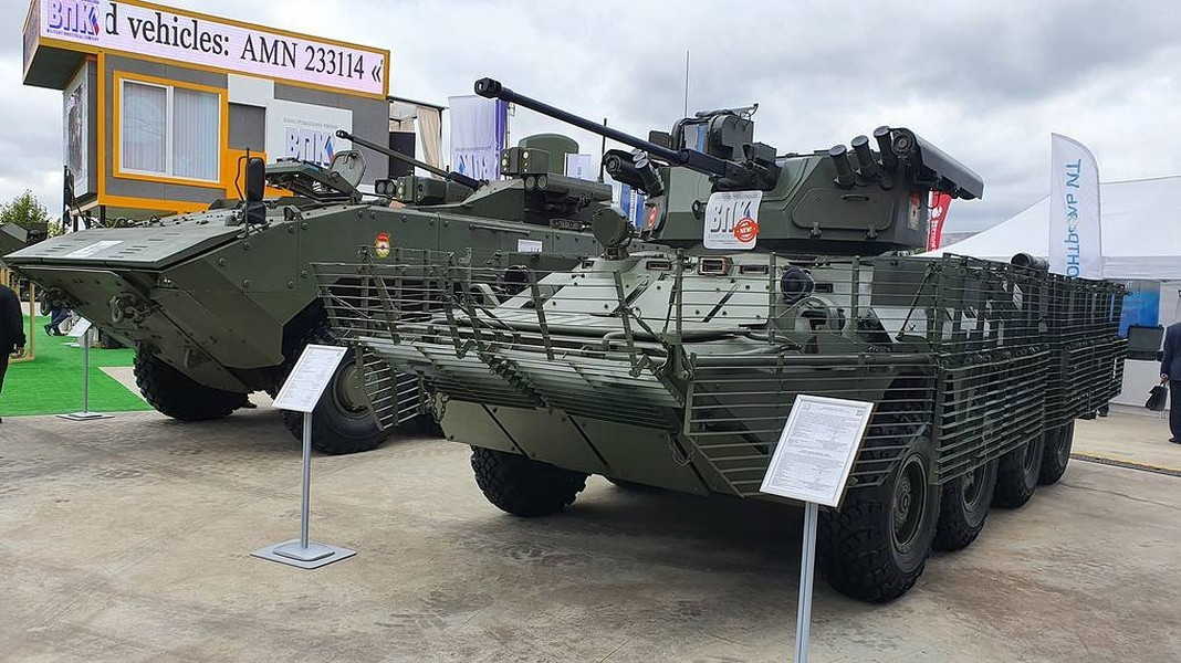 Nhiều loại module chiến đấu mới được phát triển cho BTR-82A, khiến chúng ngày càng trở nên nguy hiểm hơn. Ví dụ điển hình là tháp pháo Ballista không có người ngồi trong điều khiển đã được trình diễn tại Triển lãm Army 2024.