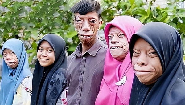 Một người đàn ông ở Indonesia có khuôn mặt hệt như mặt ngựa, điều đặc biệt là trong số 5 anh chị em của anh, có tới 4 người có khuôn mặt kỳ lạ này. Cũng vì vậy, họ bị dân làng xa lánh, cho rằng gia đình đã bị "nguyền rủa". Dị nhân với khuôn mặt giống ngựa này tên là Surya. Câu chuyện của anh và gia đình không chỉ dừng lại ở ngoại hình kỳ lạ mà còn là chuyện tình yêu đầy bất ngờ khi một người phụ nữ xinh đẹp quyết định cưới anh làm chồng. (Ảnh: 163, Sohu, Sina)