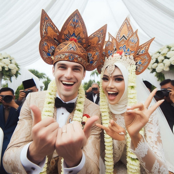 Các ngôi làng tại Indonesia nổi tiếng với nền văn hóa địa phương đặc sắc đang thu hút đông đảo du khách, đặc biệt là các du khách từ Trung Đông. Tuy nhiên, tại những khu nghỉ dưỡng vùng núi, một hình thức dịch vụ gây tranh cãi đã nở rộ gần đây, đó là dịch vụ tổ chức kết hôn chớp choáng, trao đổi tình - tiền. (Ảnh minh họa)