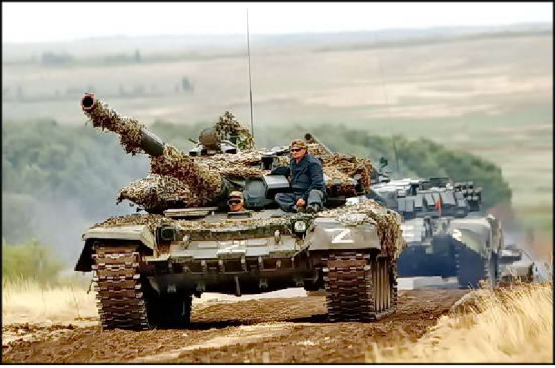 Lực lượng xe tăng Nga cuối cùng đã được triển khai đầy đủ, đóng vai trò quan trọng trong việc đột phá và bao vây hậu phương Quân đội Ukraine. Xe bọc thép Nga sẽ là yếu tố then chốt để đảm bảo thành công hơn nữa. Ảnh: Rg.ru.