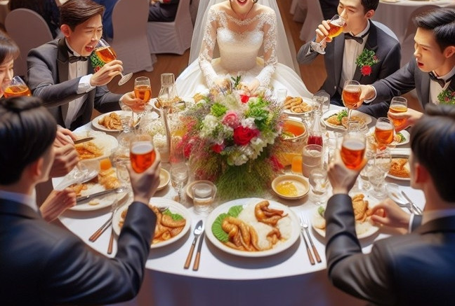 Sau khi nhận quà và đang rời khỏi hội trường đám cưới cùng vợ con thì ông Vương bất ngờ bị ngã. Mặc dù được đưa đến bệnh viện cấp cứu ngay lập tức, ông Vương vẫn không qua khỏi vì cú ngã khá mạnh.