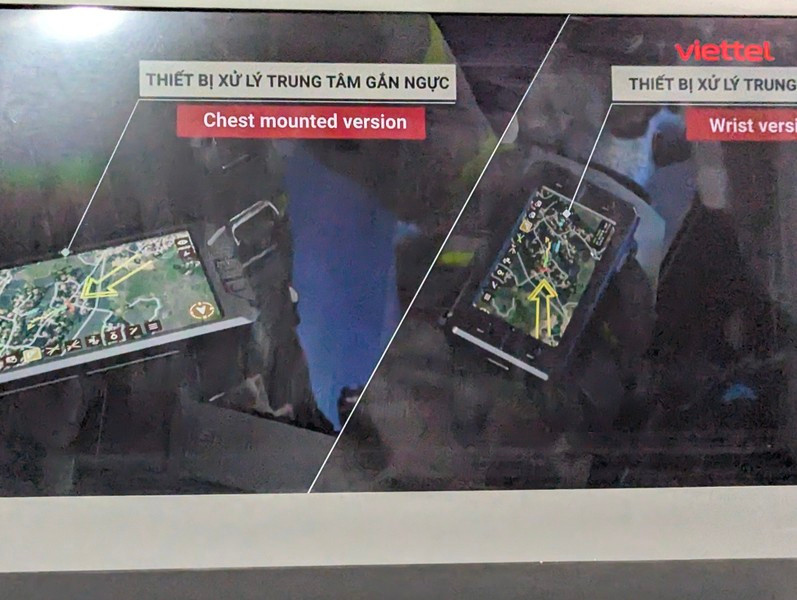 Thiết bị thông minh có thể theo dõi bản đồ chiến đấu.