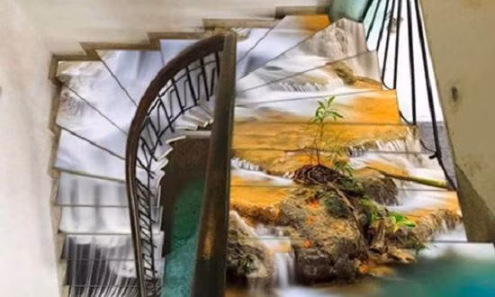 Nhìn từ trên xuống, thực sự ai nấy cũng sẽ bị choáng ngợp bởi không gian kỳ vĩ và tuyệt đẹp chẳng khác cảnh thật là bao.