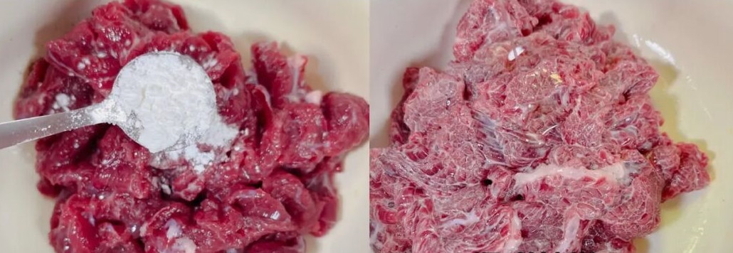 Bước thứ ba là cho thêm chút bột mì, trộn đều cho dẻo, để khoảng 10 phút.