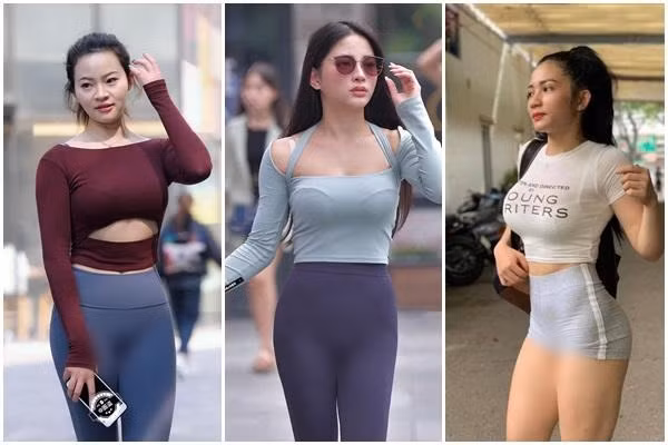 Có thể nói, nếu diện đồ tập ở ngoài phố thì ranh giới giữa gợi cảm và phản cảm nhanh chóng bị phá vỡ.