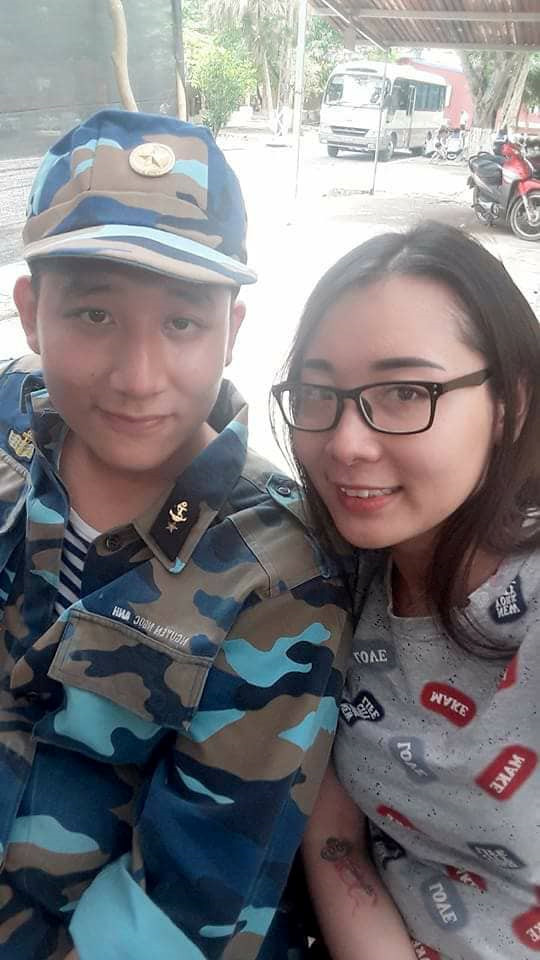 Ngọc Lệ cùng em trai Ngọc Anh. Ảnh: NVCC.