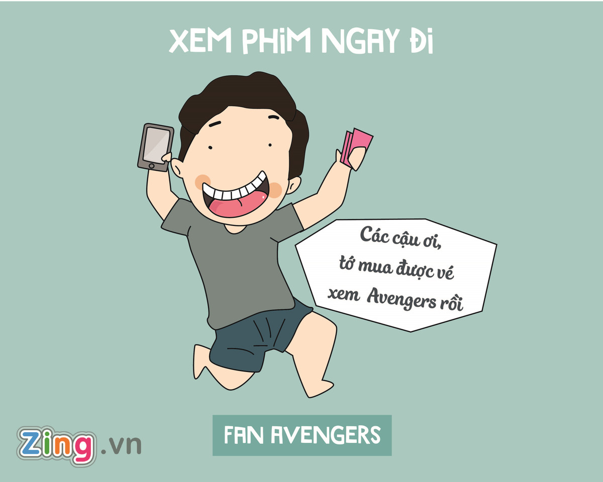 Với các fan của loạt phim bom tấn Avengers đang nổi đình đám, việc có được tấm vé xem phim là tuyệt vời nhất.