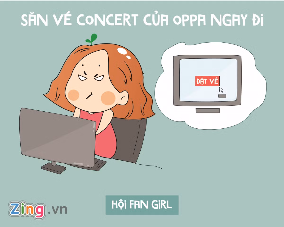 Vì số lượng có hạn nên việc sở hữu được một tấm vé xem concert của ca sĩ mình thích trở nên rất quý giá.