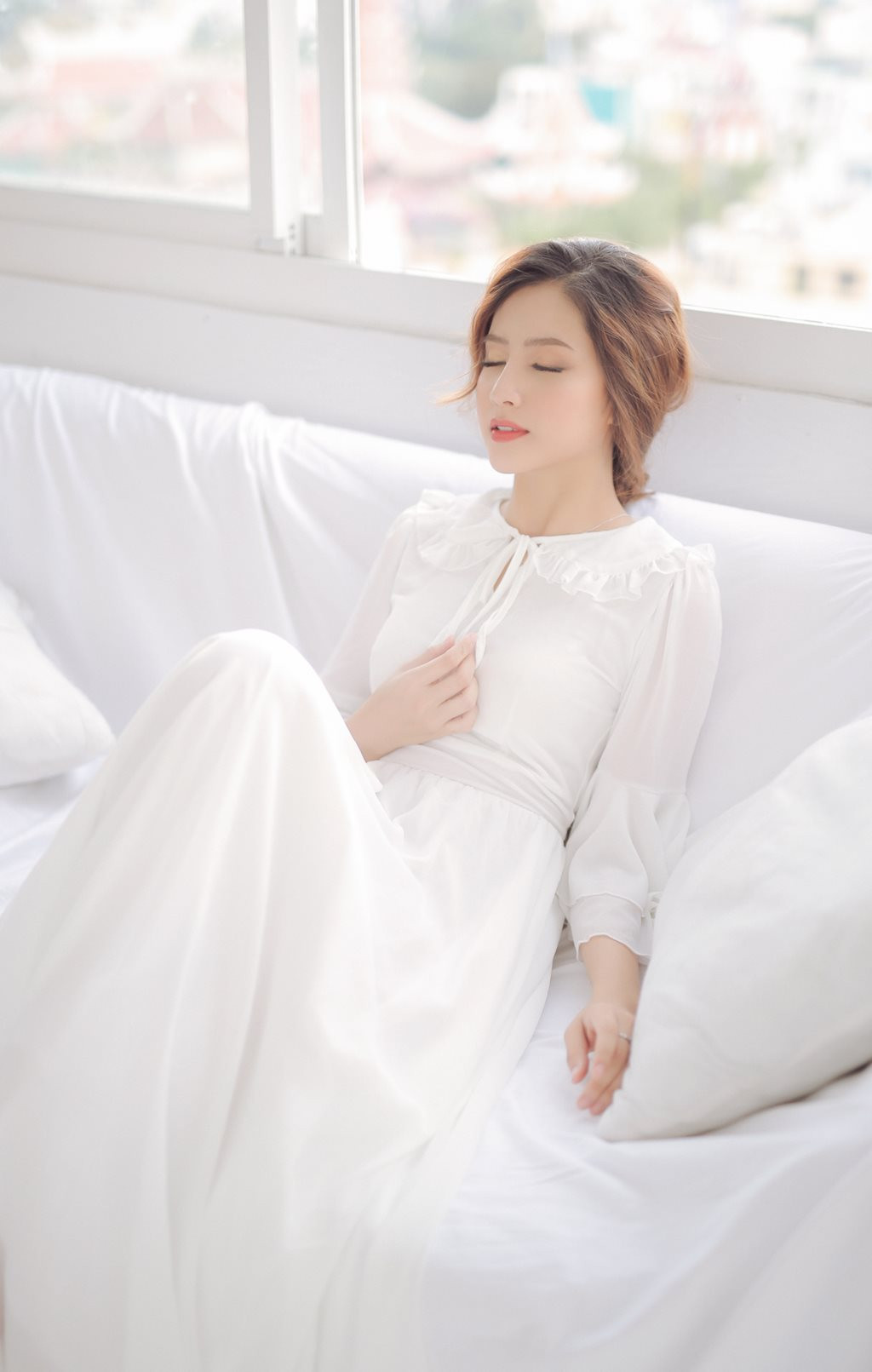 Vẻ đẹp tinh khiết của cô bạn khiến nhiều chàng trai phải "liêu xiêu".