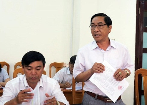 Ông Bùi Mười, Phó Chủ tịch UBND huyện Đức Linh thông tin về vụ vỡ nợ liên quan đến Phó Chủ tịch Hội Phụ nữ thị trấn Đức Tài.