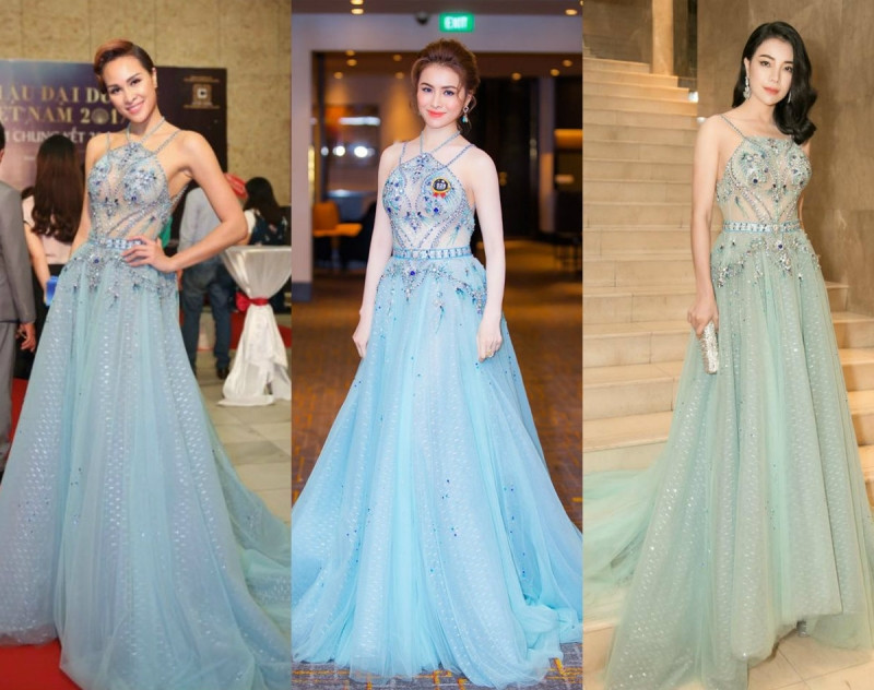 Siêu mẫu Phương Mai và Trà Ngọc là hai người đẹp tiếp theo nằm trong danh sách đụng hàng với Thư Dung.