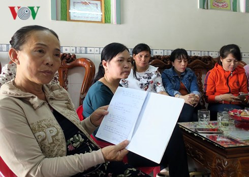 Nhiều người trong huyện đã trót cho bà Nguyệt vay các khoản tiền lớn mà chưa đòi được.