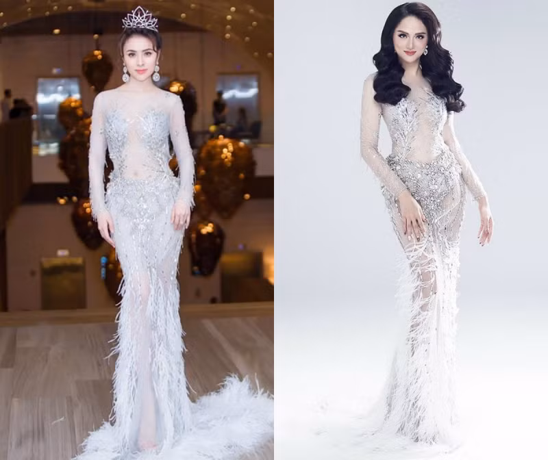 Thậm chí còn đụng ngay cả Hoa hậu chuyển giới Hương Giang.