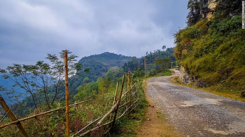 Cung đường Cốc Pài ở miền bắc Việt Nam. (Nguồn ảnh: CNN)