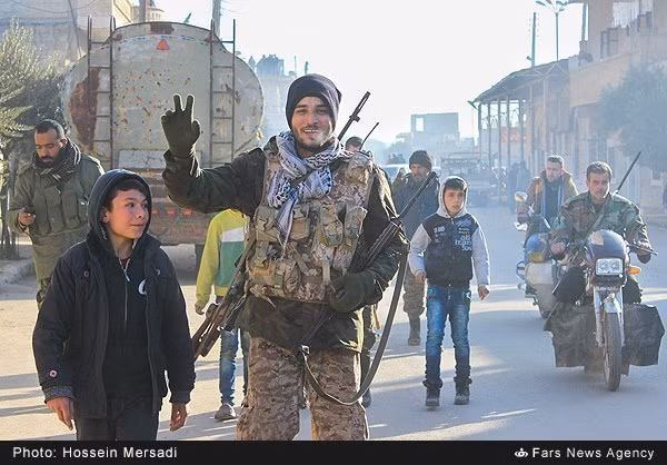 Chum anh quan dan Syria an mung chien thang Aleppo-Hinh-7