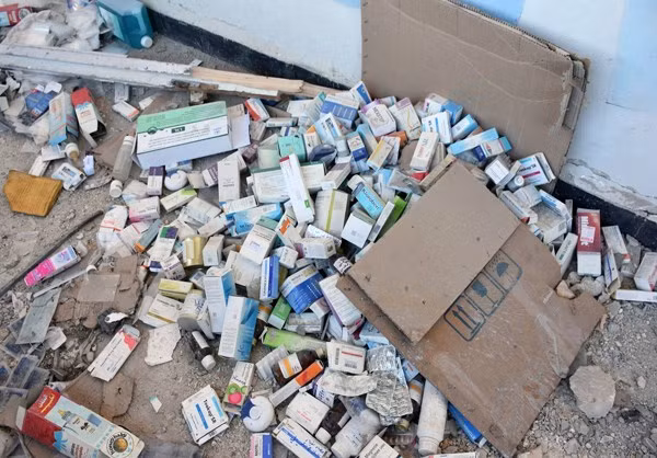 Được biết, nhà kho này nằm trong một ngôi trường ở thành phố Aleppo.