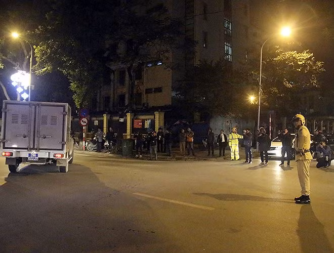 Công tác đảm bảo an ninh phục vụ phiên tòa được Công an Hà Nội thực hiện chặt chẽ, bài bản.