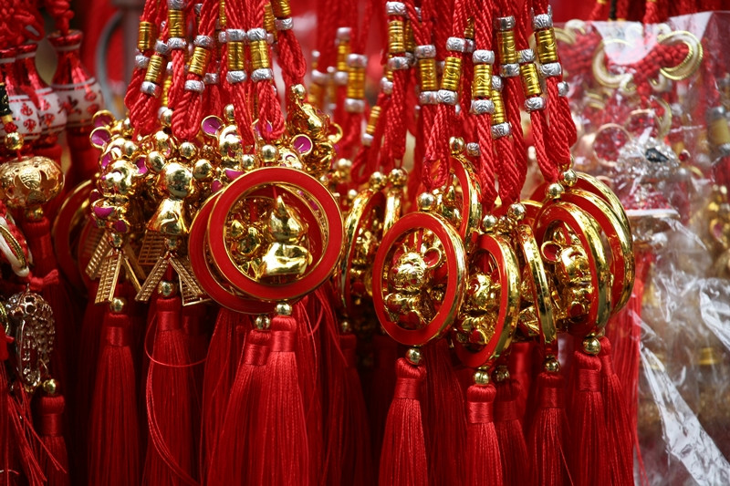 Mặt hàng trang trí liên quan đến chú chuột xuất hiện khá nhiều.