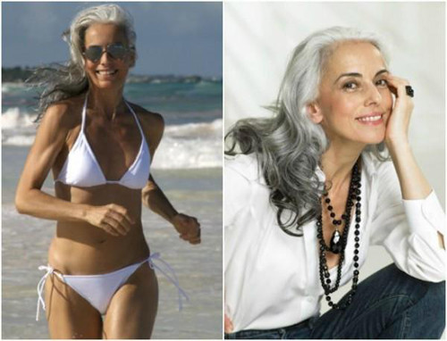 Bên cạnh sự chuyên nghiệp, người mẫu già Yasimna còn khiến người khác ngưỡng mộ khi sở hữu vẻ đẹp không tuổi.