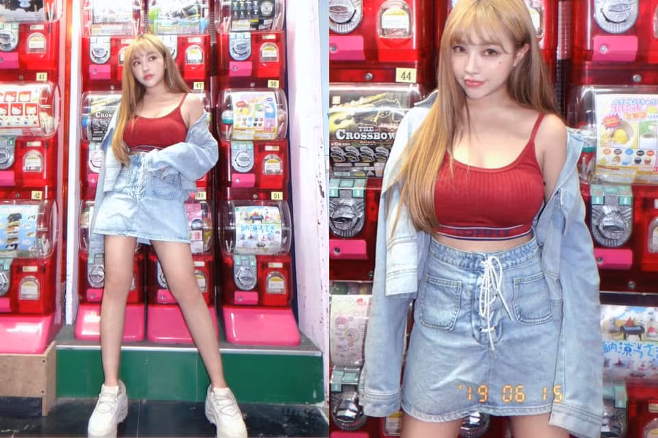  Cô nàng búp bê sống Hoàng Lâm còn được gọi là Angelababy phiên bản Đài Loan hay búp bê phiên bản người thật vì khuôn mặt và dáng vóc đẹp tựa như búp bê Barbie.