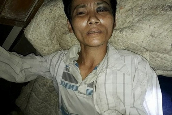 Ông Liếu bị con trai bắn trọng thương.