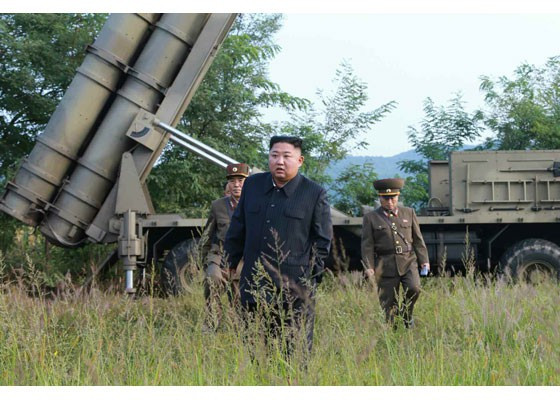 Vì một nòng được che phủ, nên nhiều chuyên gia dự đoán có khả năng Triều Tiên đã phóng 3 tên lửa trong cuộc thử nghiệm mới nhất.