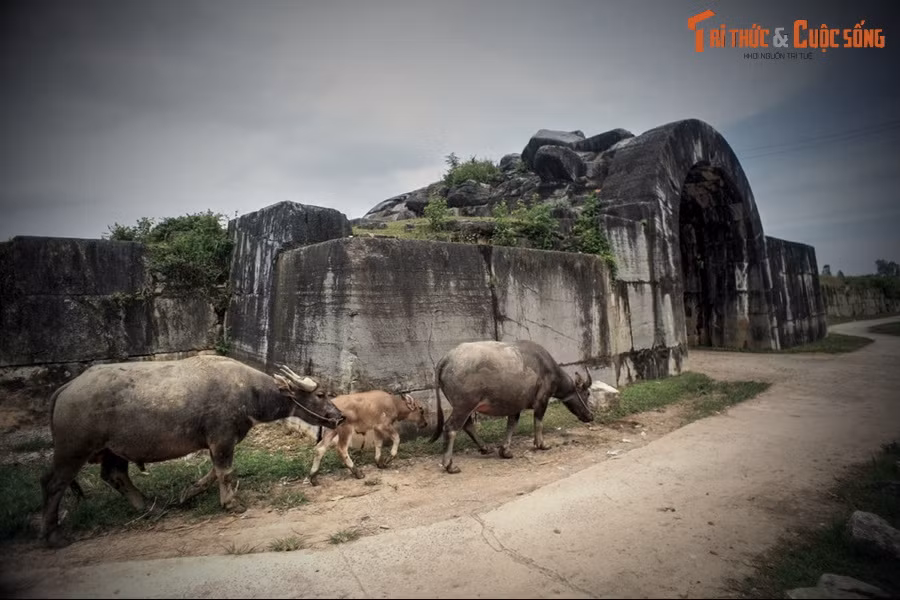 Tuy nhiên, con trai thứ của Hồ Quý Ly là Hồ Hán Thương lại có ý kiến khác. Tương truyền, lúc đó Hán Thương tuy còn trẻ tuổi nhưng đã khá am tường môn phong thủy, khi xem thế đất chọn xây thành đã nhận ra điều không ổn.