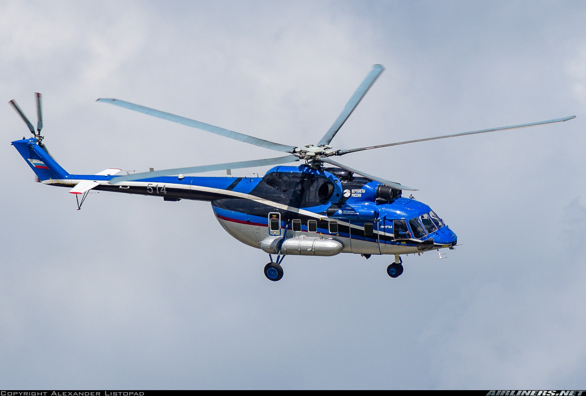 Trực thăng có thể chở tối đa 24 hành khách hoặc 8-14 người với phiên bản VIP. Nó sử dụng hai động cơ tuabin trục VK-2500PS-03 cho tầm bay lên tới 800km, tốc độ bay từ 260-280km/h, trần bay 6.000m. Nguồn ảnh: Airlines.net